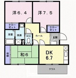 パールフィールドの物件間取画像